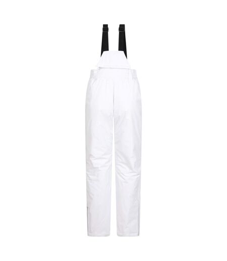 Womens/ladies moon slim leg ski trousers white Mountain Warehouse