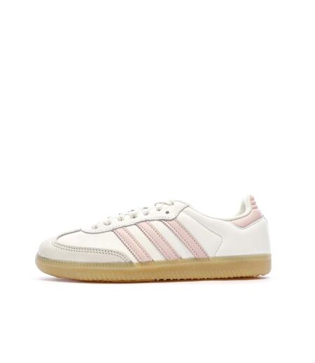 Samba baskets beige/rose femme adidas