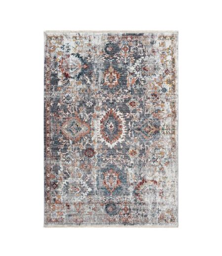 Tapis oriental tissé motif ethnique MEDELLI