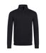 Mens Baxter Fine Knit Quarter Zip Jumper Navy Weird Fish-1