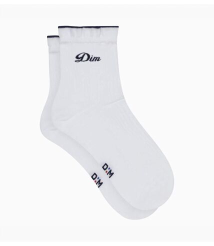 Chaussettes en coton brodées Madame Dim