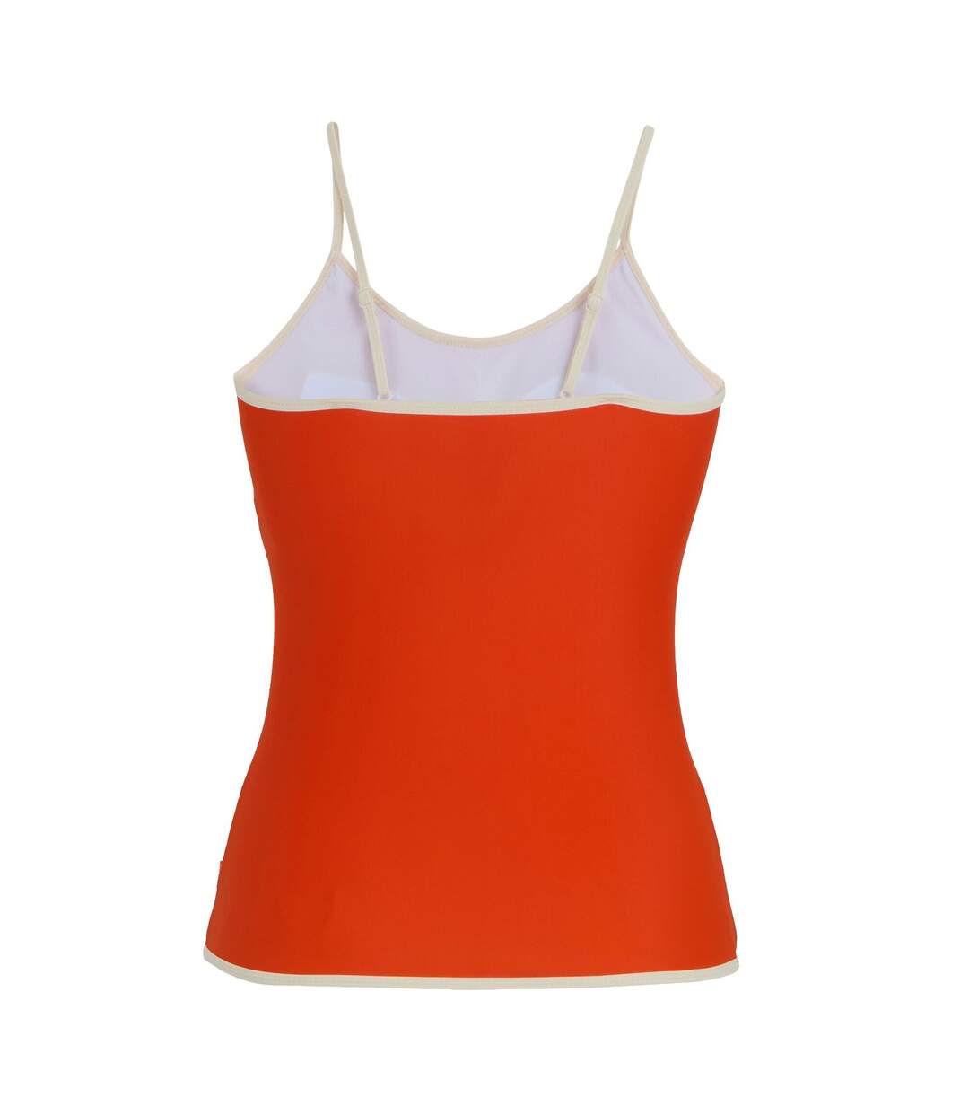 Haut De Tankini Uni À Bretelles Ajustables Kyra Femme Orange Foncé Regatta-3