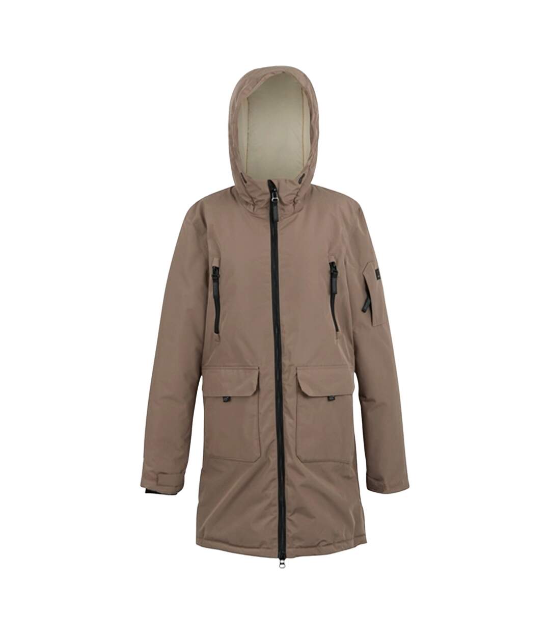 Veste Imperméable Gwynn Femme Moka Blanc Cassé Regatta-2