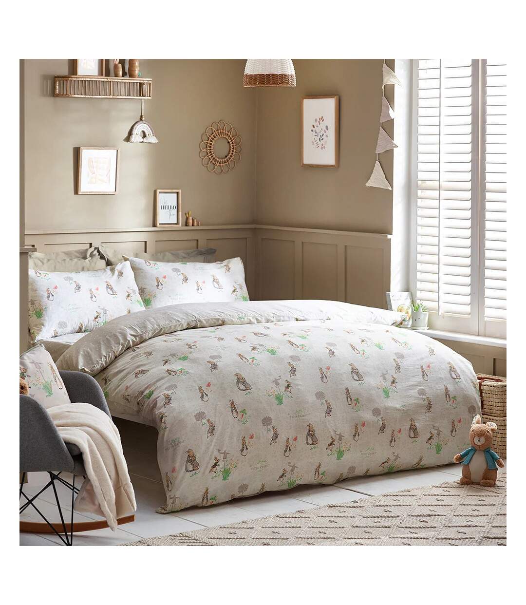 Classic duvet cover set natural Peter Rabbit-2