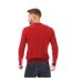 Mens Kapoko Knitted Cotton Sweatshirt Red Boss-2