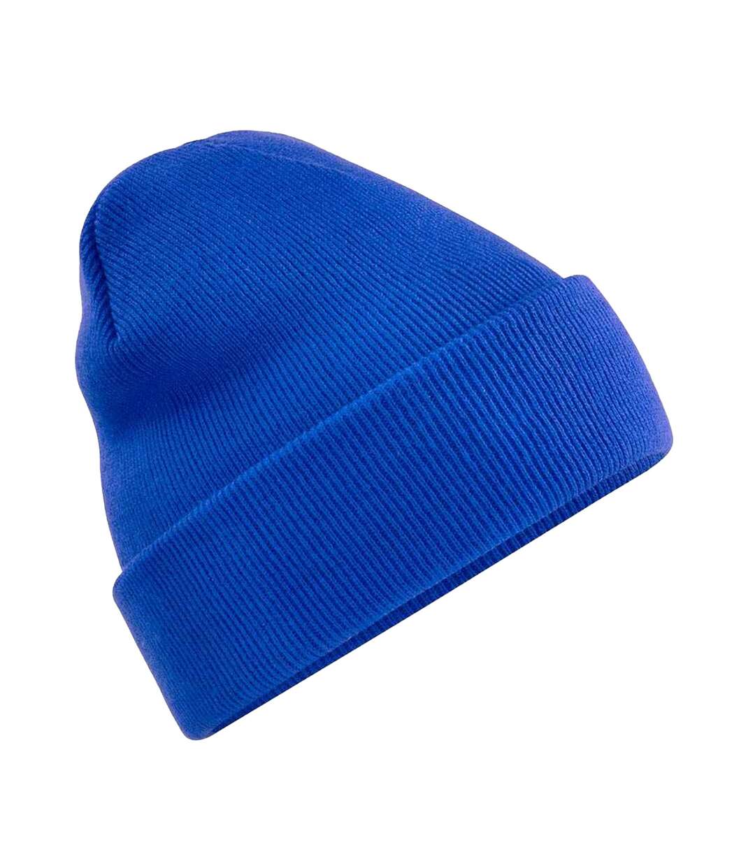 Bonnet À Manchettes Original Pour Adultes, Unisexe Bleu Roi Vif Beechfield-2