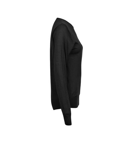 Tee Jays Womens/Ladies Sweatshirt (Black)