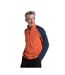 Mens Ashbourne Fleece Top Orange Mountain Warehouse-1