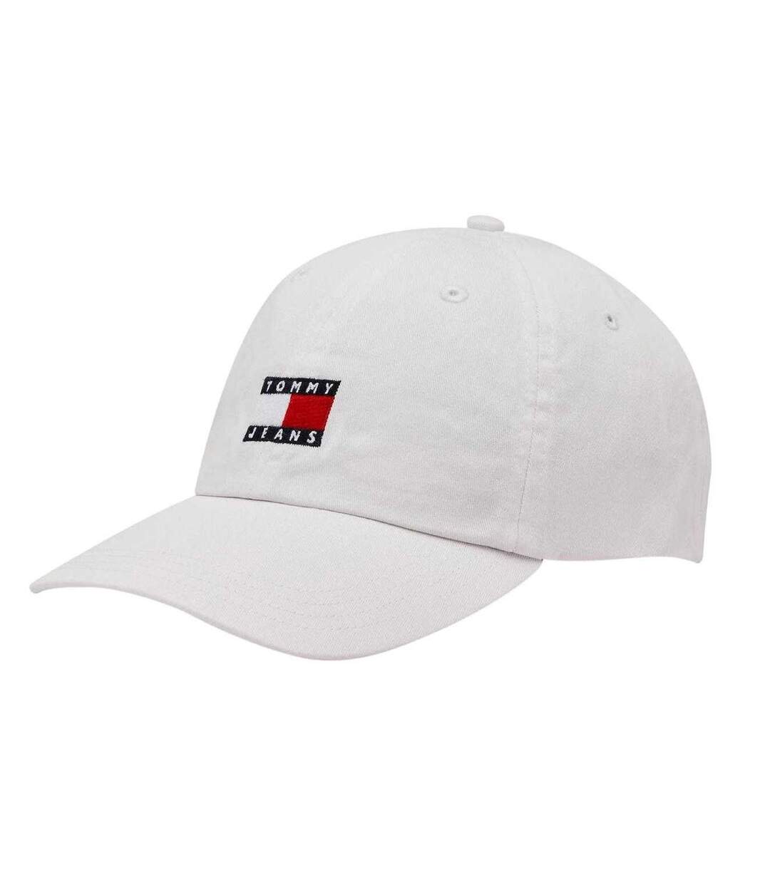 Casquette De Baseball Motif/style Logo Et Drapeau Femme Blanc Tommy Jeans-1