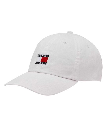 Casquette De Baseball Motif/style Logo Et Drapeau Femme Blanc Tommy Jeans