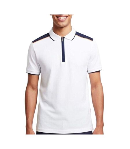 Polo blanc homme lee cooper glc2046
