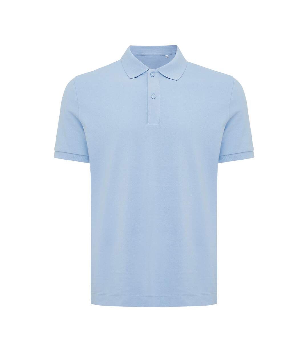 Mens yosemite pique polo shirt sky blue Iqoniq-1