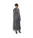 Principles Womens/Ladies Plisse Pleated Midi Dress (Silver) - UTDH6778