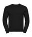 Sweat-shirt Authentique Pour Hommes Coupe Plus Fine Noir Russell-1