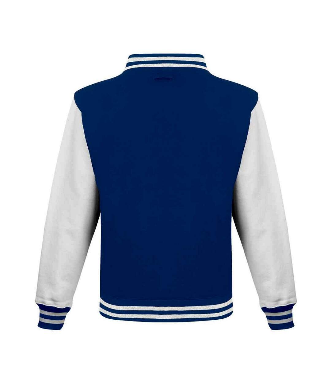 Blouson d´université adulte bleu roi / blanc Awdis Awdis