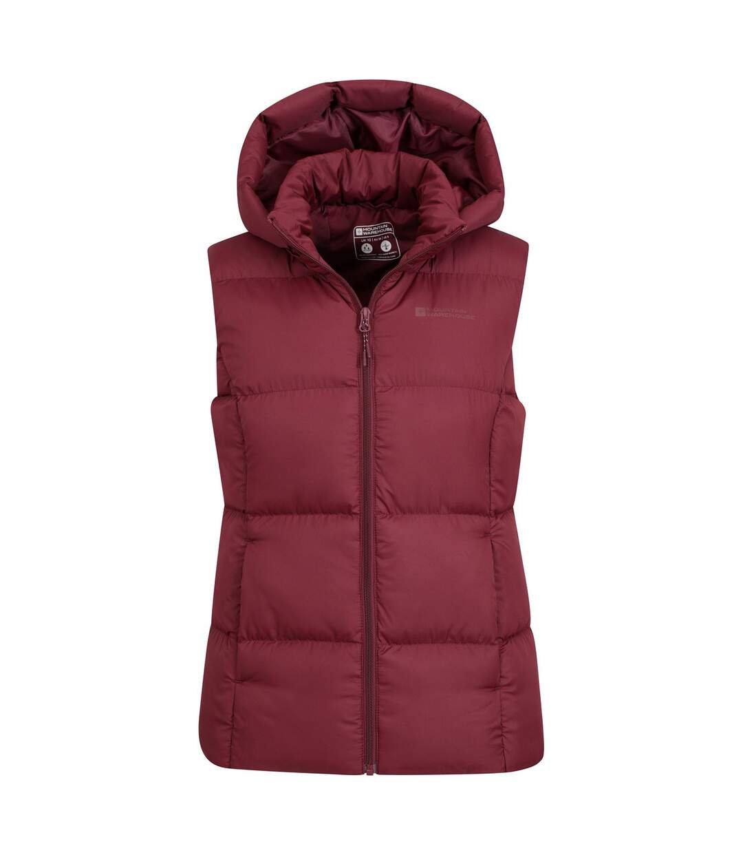 Womens/ladies astral ii padded gilet red Mountain Warehouse-3