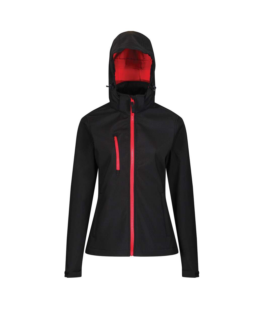 Veste softshell venturer femme noir/rouge Regatta