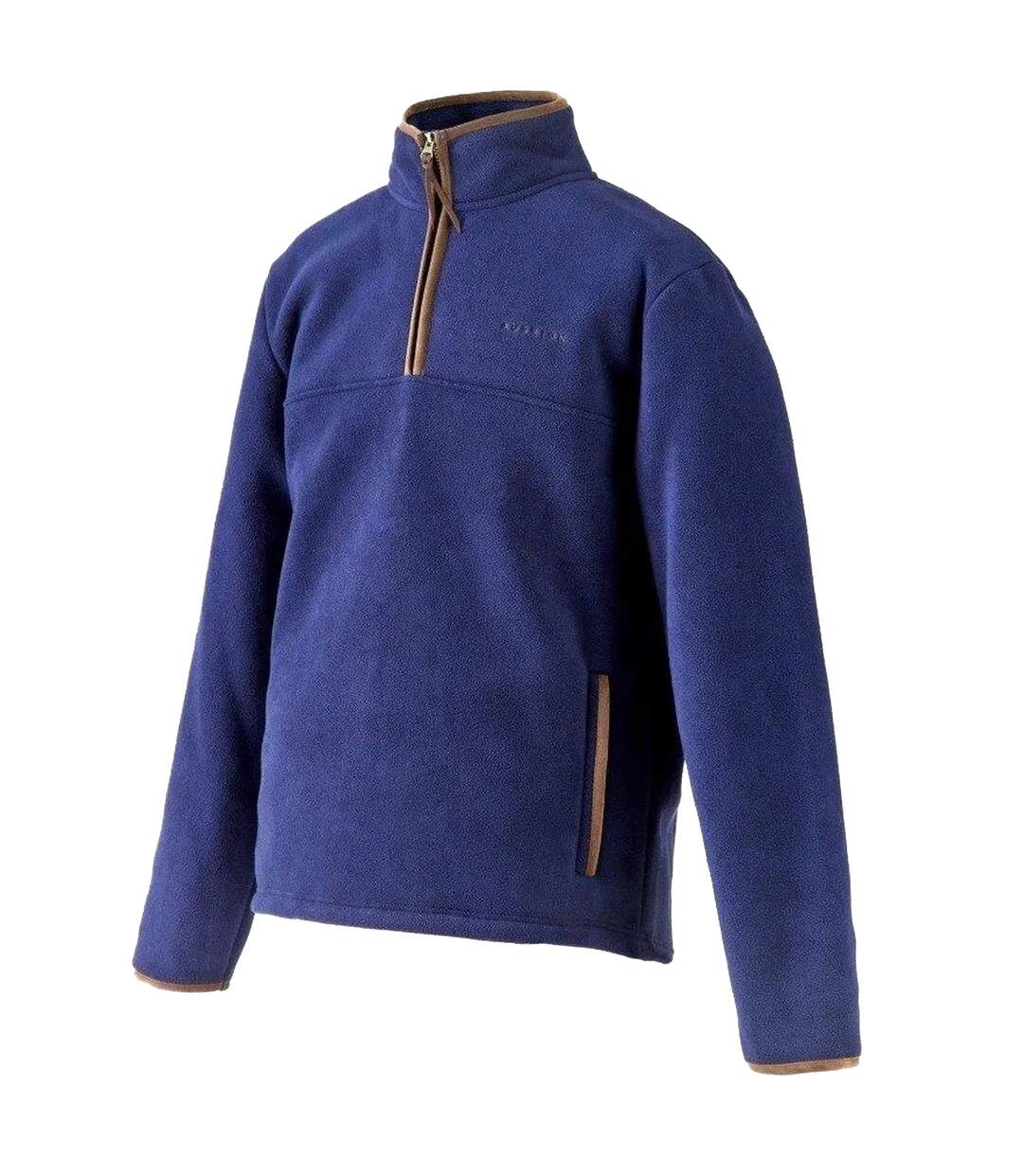 Womens/ladies Core Half Zip Fleece Top Navy Aubrion-3