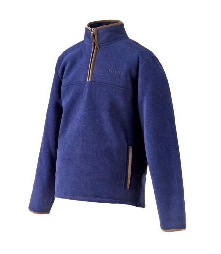 Womens/ladies Core Half Zip Fleece Top Navy Aubrion