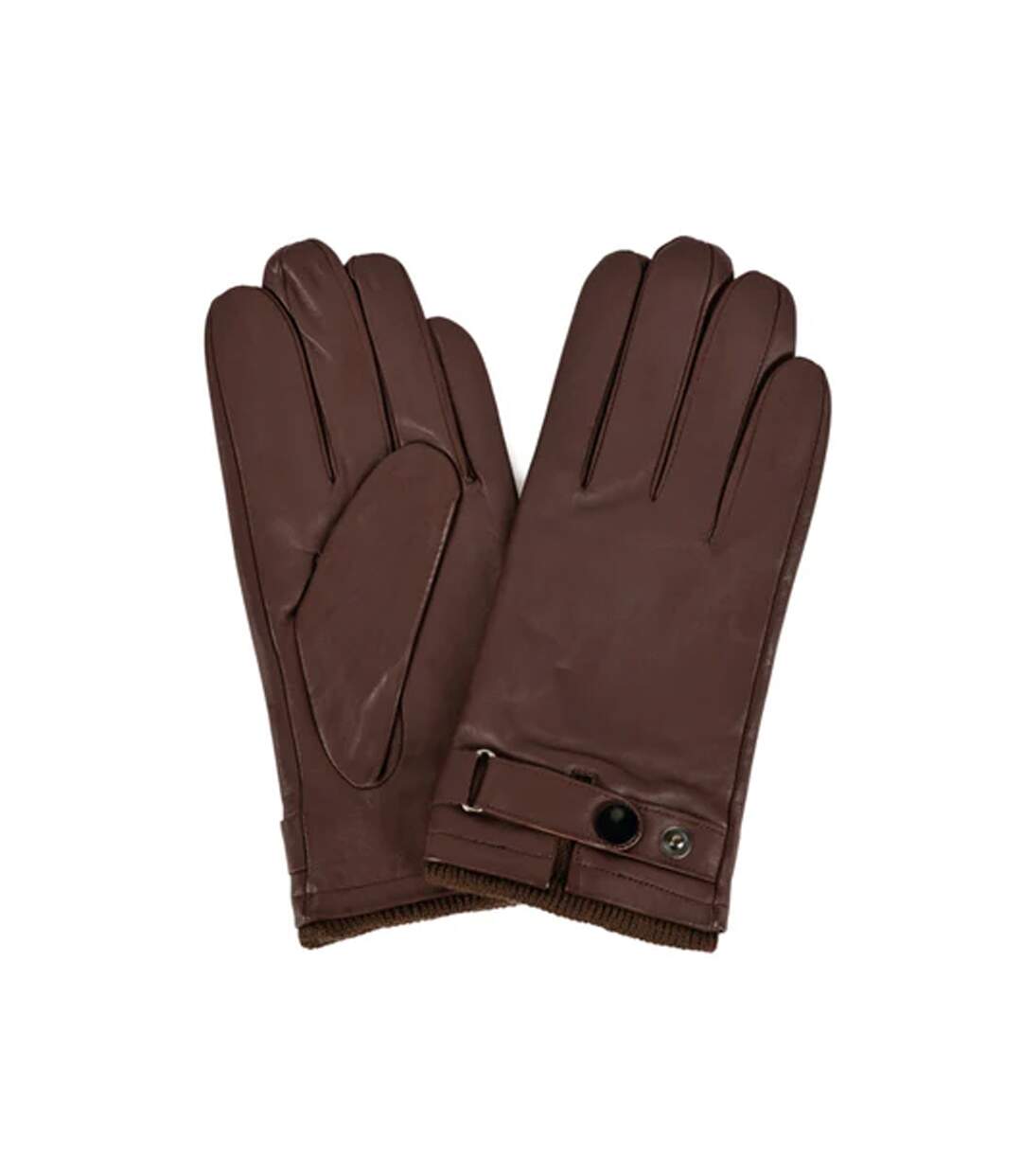 Unisex adult premium leather driving gloves brown Eastern Counties Leather-1