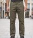 AXXANO AE1150K — Pantalon droit kaki : confort naturel et coupe classique-1