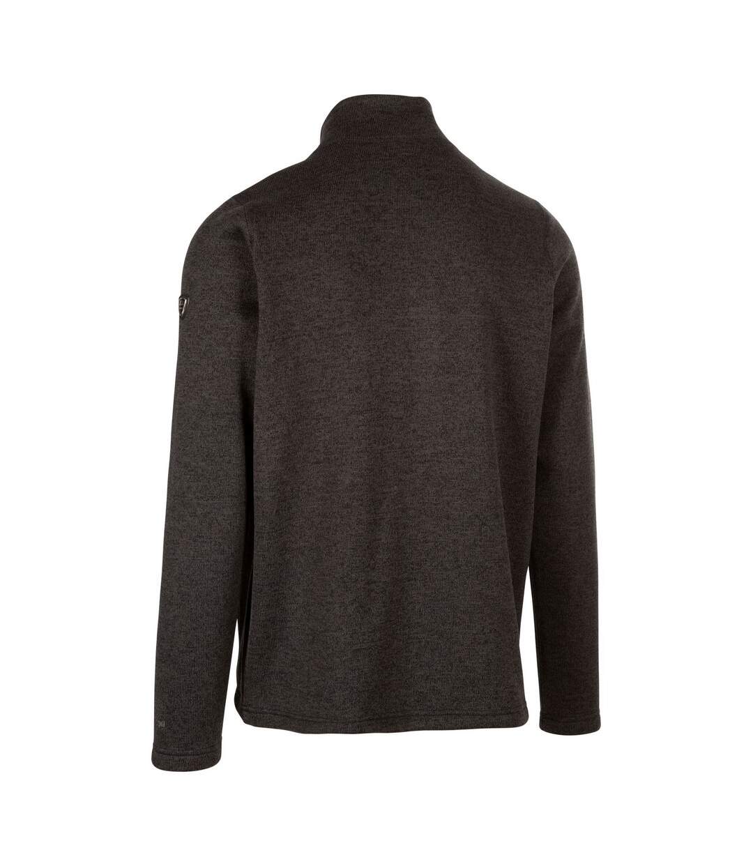 Mens Rundel Marl Fleece Jacket Dark Grey Trespass-3