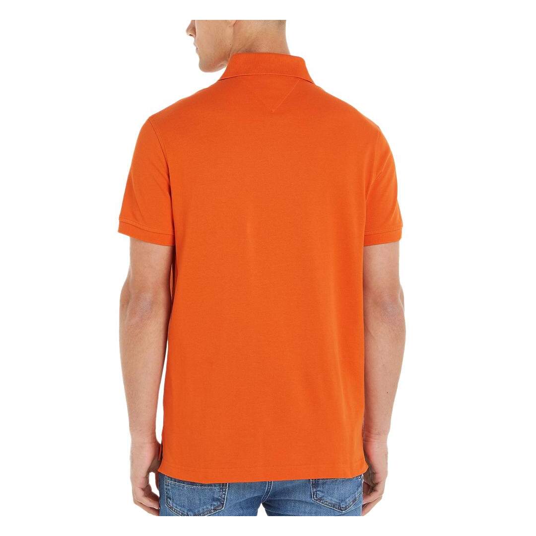 Polo Orange Vif Homme Tommy Hilfiger 1985 Regular - L-2