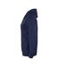 Mens Premium Organic Cotton Full Zip Hoodie Dark Navy Clique-3