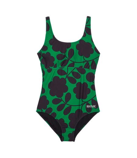 Maillot de bain 1 pièce orla kiely femme vert Regatta