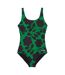 Maillot de bain 1 pièce orla kiely femme vert Regatta-1
