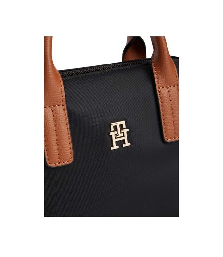 Sac À Bandoulière Motif/style Monogramme Popette Femme Taille Unique Noir Tommy Hilfiger