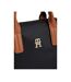 Sac À Bandoulière Motif/style Monogramme Popette Femme Taille Unique Noir Tommy Hilfiger-4