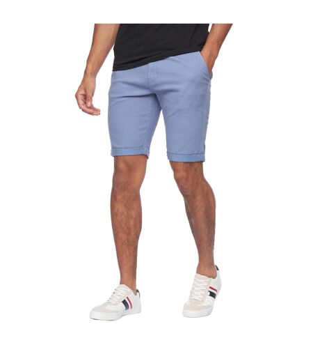 Mens sinwood chino shorts pale blue Crosshatch