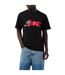 T-shirt Course À Pied Motif/style Chien Homme Noir ICECREAM-1