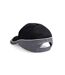 Teamwear competition cap black/graphite grey/white Beechfield-2