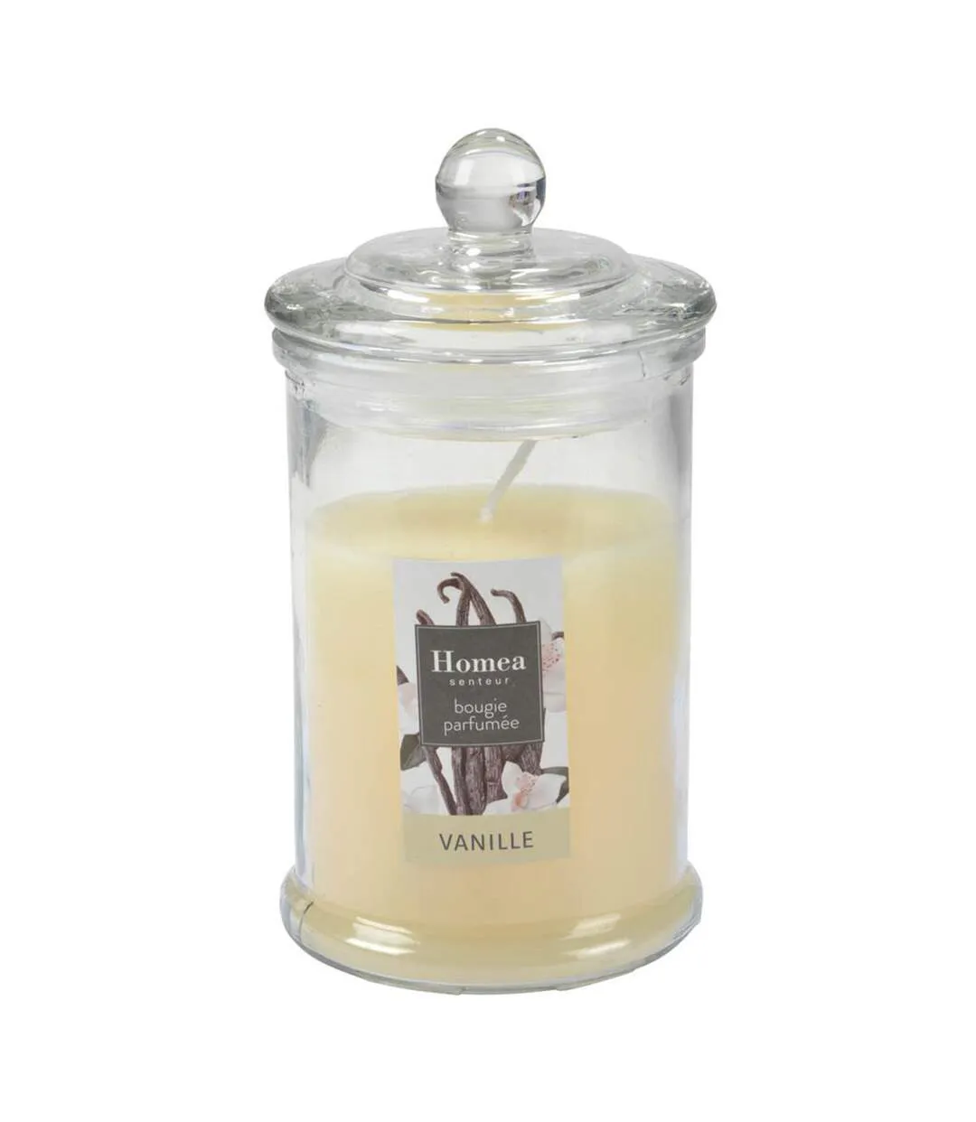 Bougie Parfumée Bocal Essentiel II 15cm Vanille-1