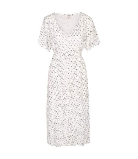 Womens/ladies Nia Spotted Dress White Trespass