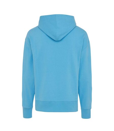 Unisex Adult Yoho Recycled Cotton Relaxed Fit Hoodie Tranquil Blue Iqoniq