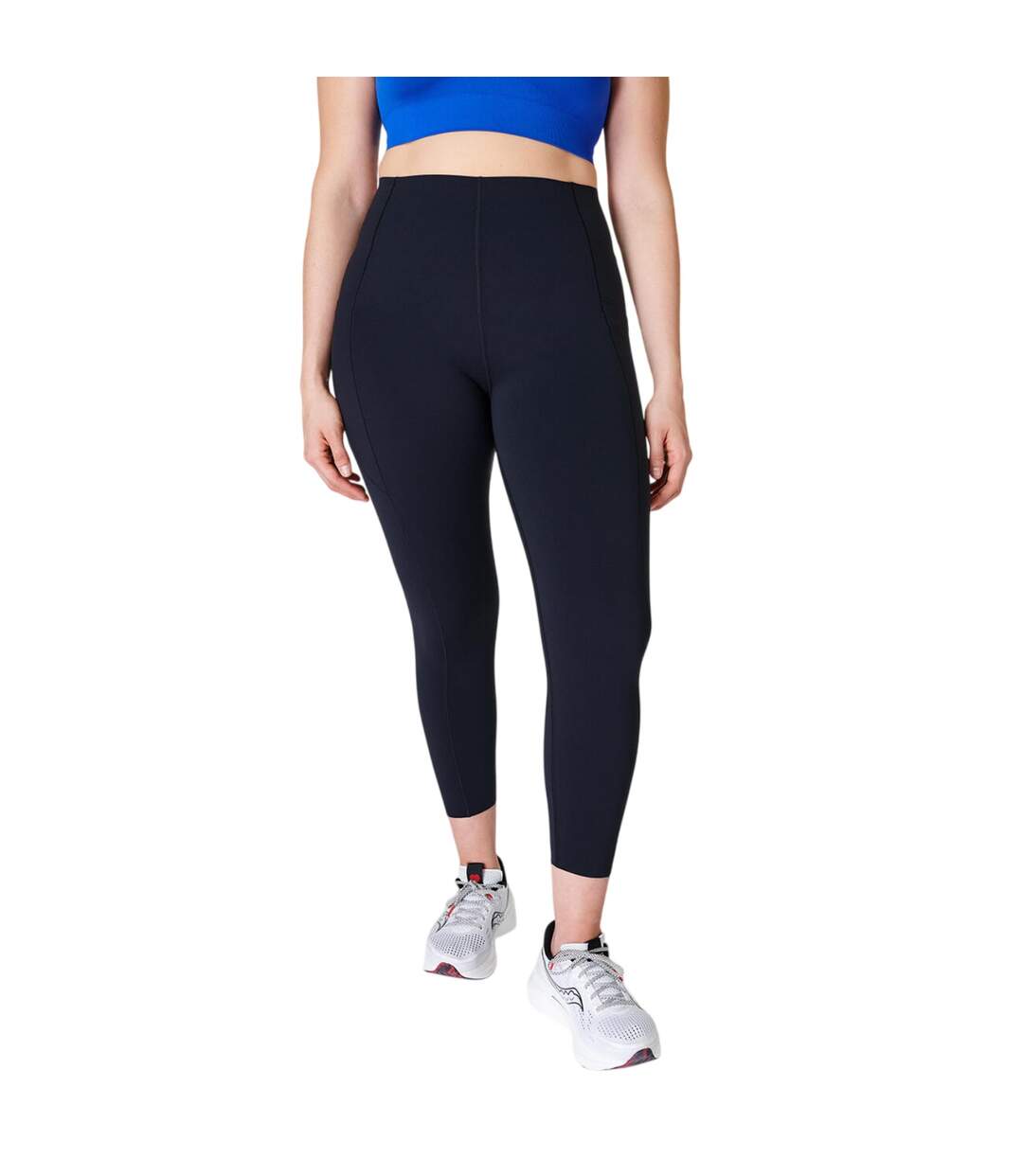 Legging Entraînement Power Ultrasculpt 7/8 Femme Noir Sweaty Betty-2