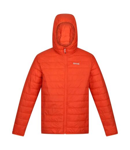 Regatta Mens Hillpack Hooded Lightweight Jacket (Rusty Orange)