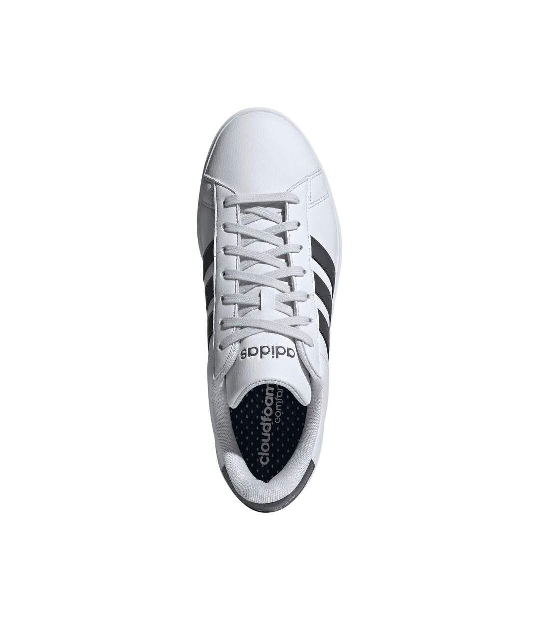 Mens Grand Court 2.0 Trainers Grey White Adidas-3