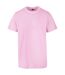 T-shirt Motif/style Délavé À L'acide Adulte Rose Clair Build Your Brand-1