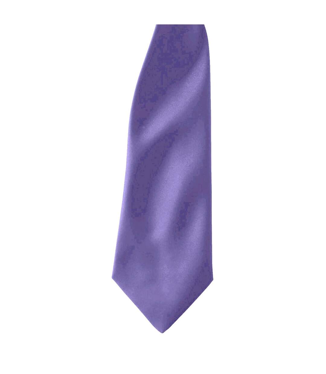 Premier Colours Mens Satin Clip Tie (Pack of 2) (Purple) (One size) - UTRW6940-2