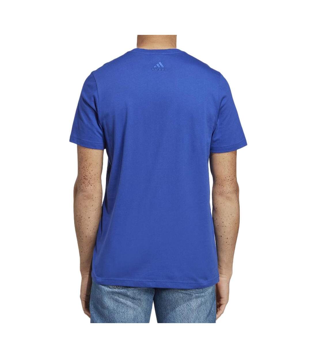 T-shirt Bleu Homme Adidas IC9279 - L-2