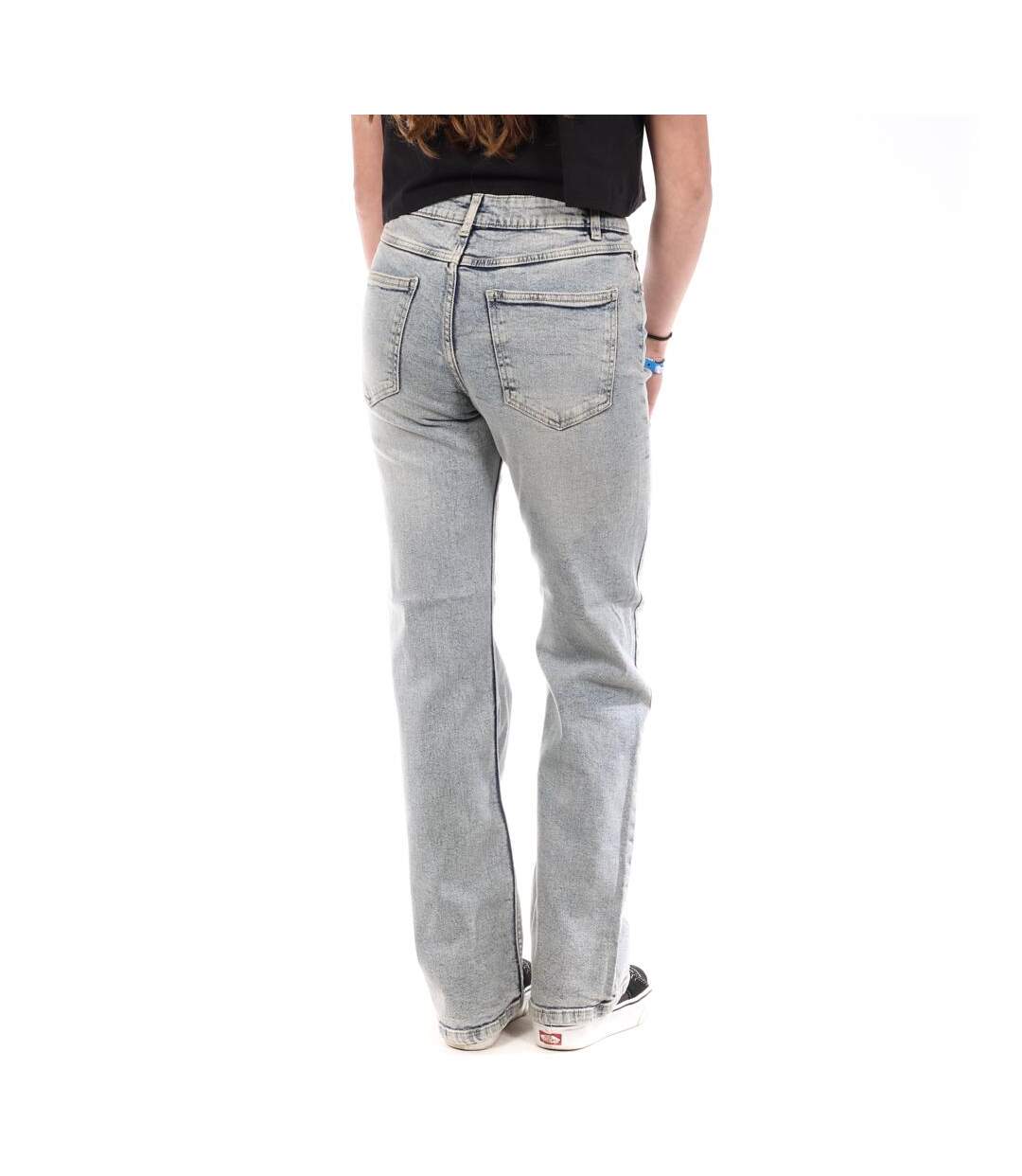 Jean droit gris femme jennyfer draige-2
