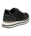 Womens/ladies Davie Lace Up Trainers Black Grey DKNY-2