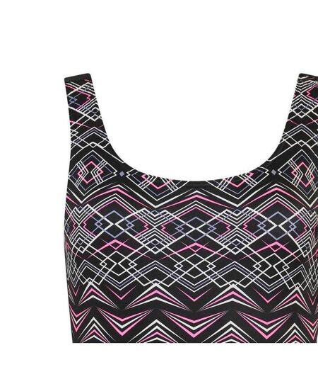 Womens/ladies Electric Scoopback One Piece Swimsuit Black Zoggs