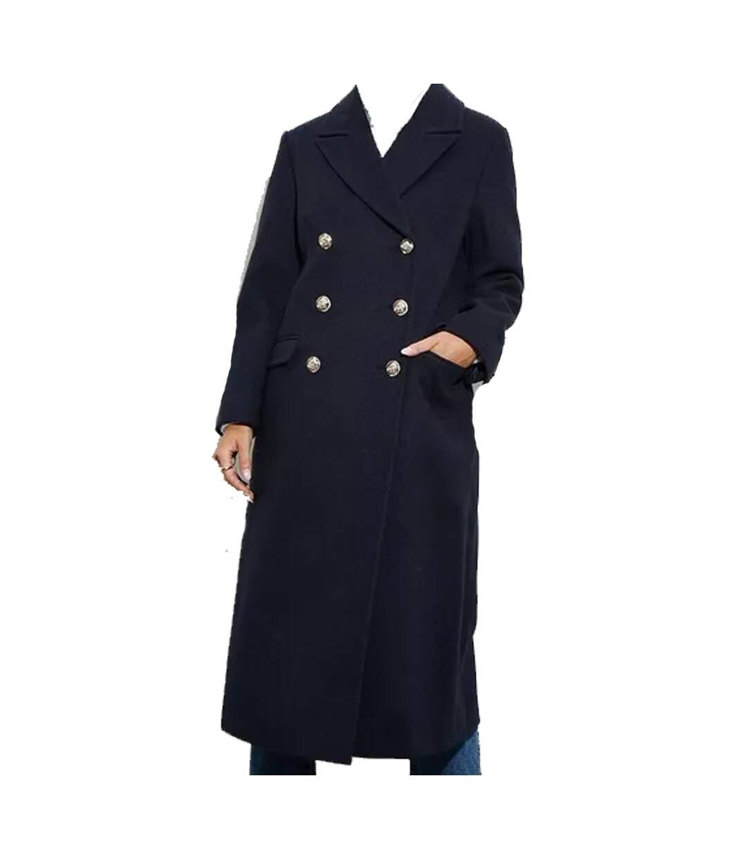 Manteau femme bleu marine Dorothy Perkins-2