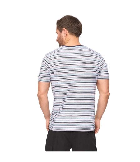 T-shirt Packham Homme Blanc À Rayures Bewley & Ritch