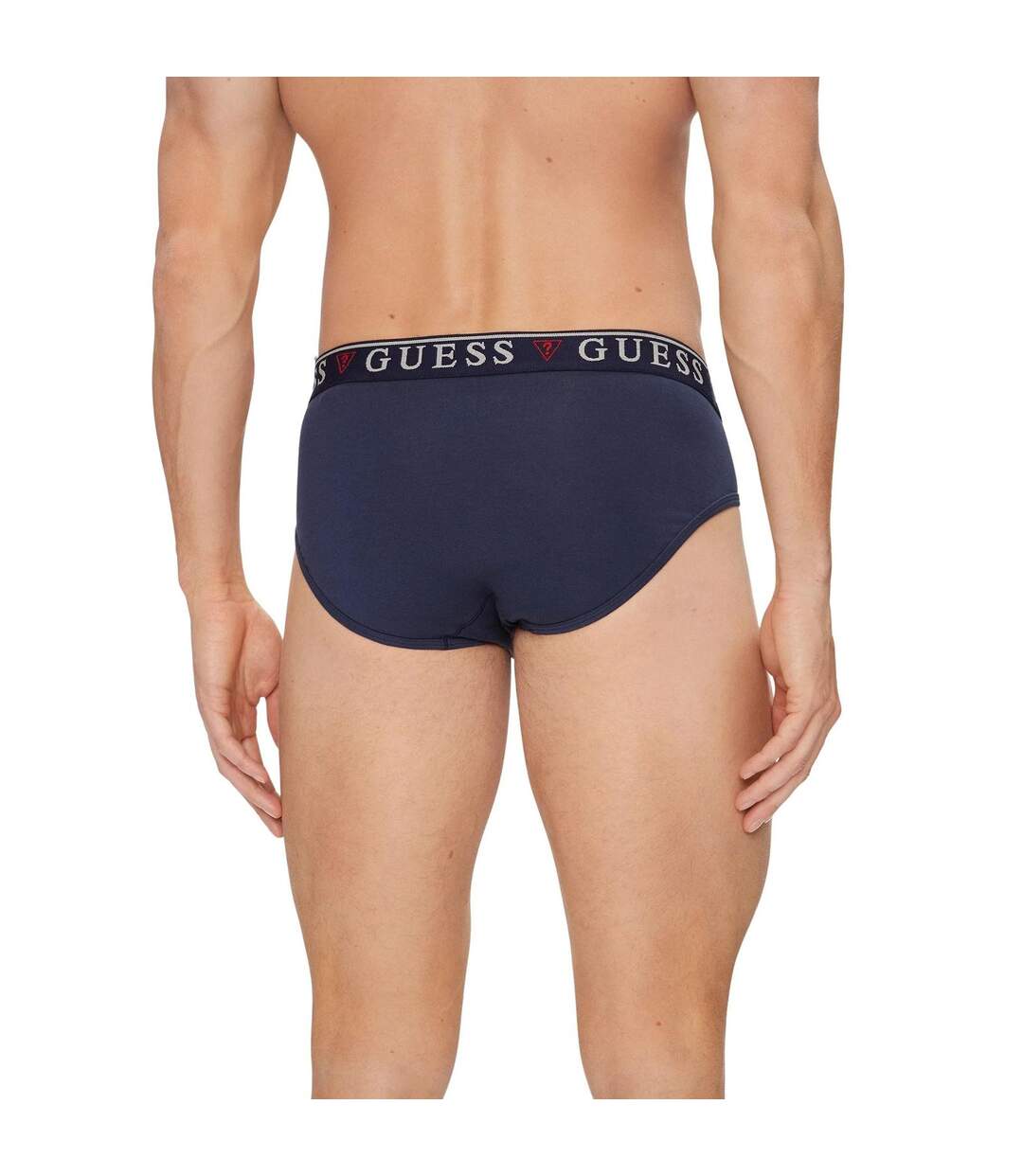 Slips Motif/style Logo Homme Bleu Guess-3